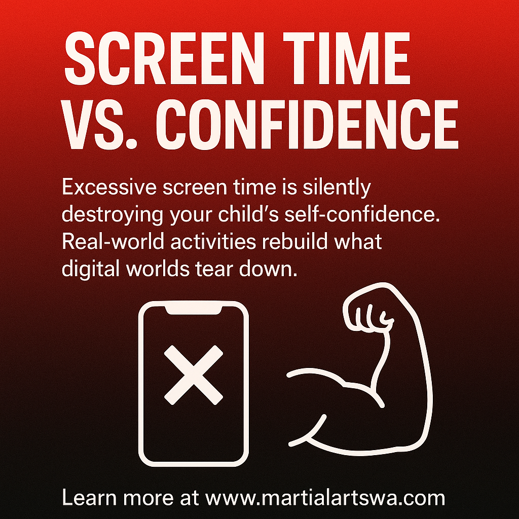 screen time vs confidence karate works