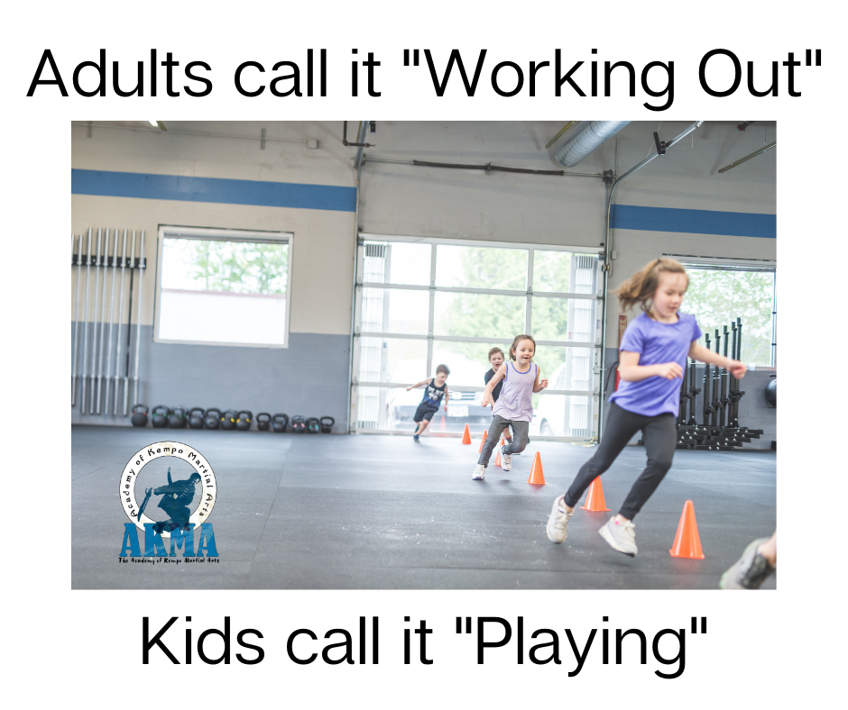 Kids working out 