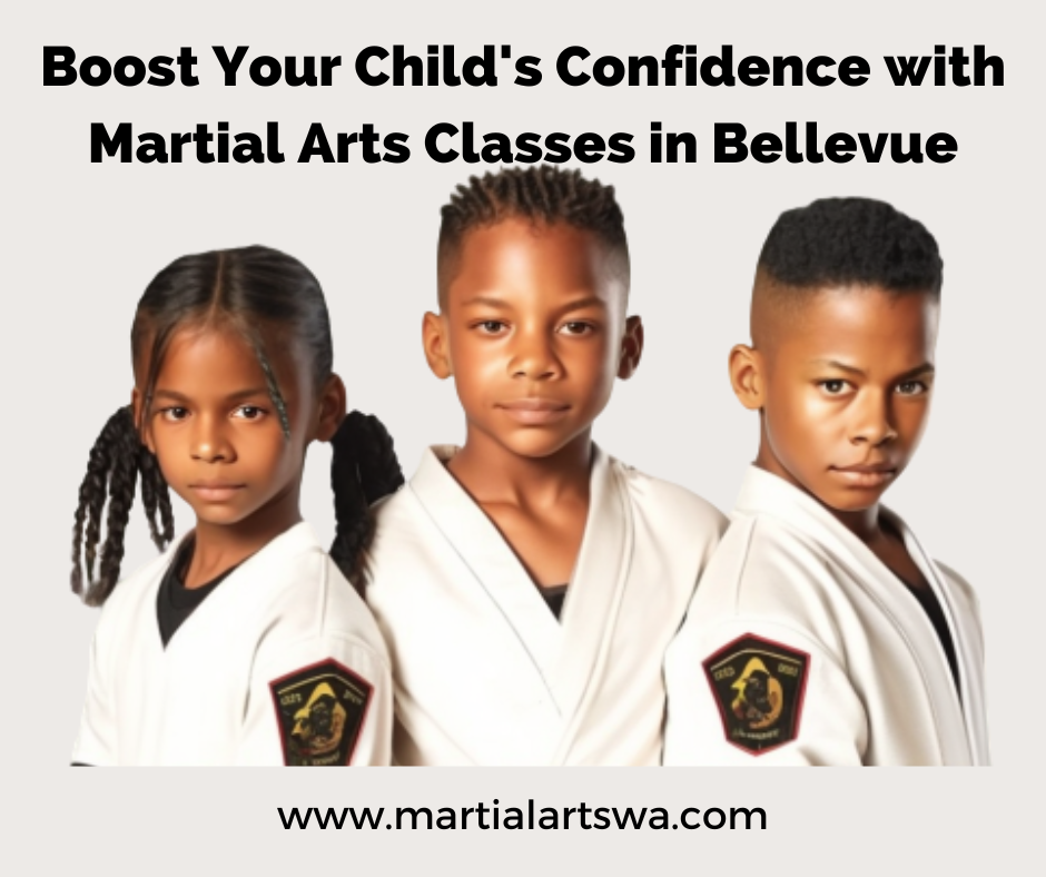 Bellevue Martial Arts school teaches confidence kids being confident