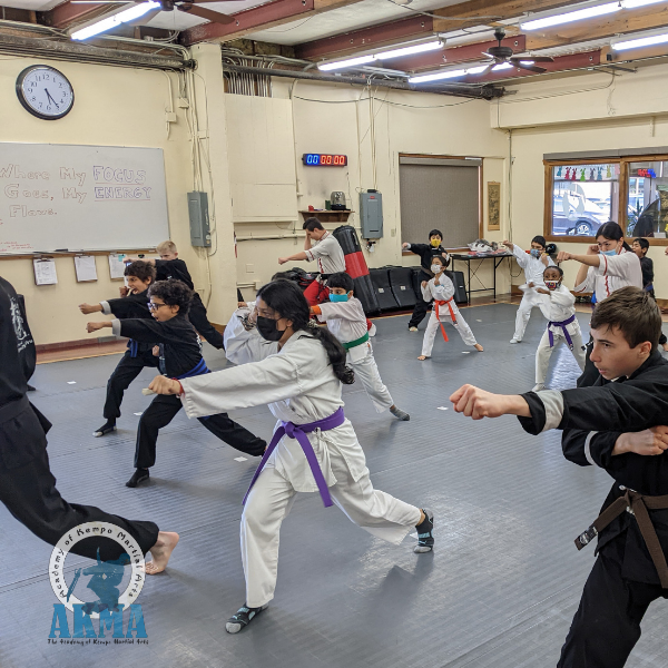 Martial Arts Kids Training Focus