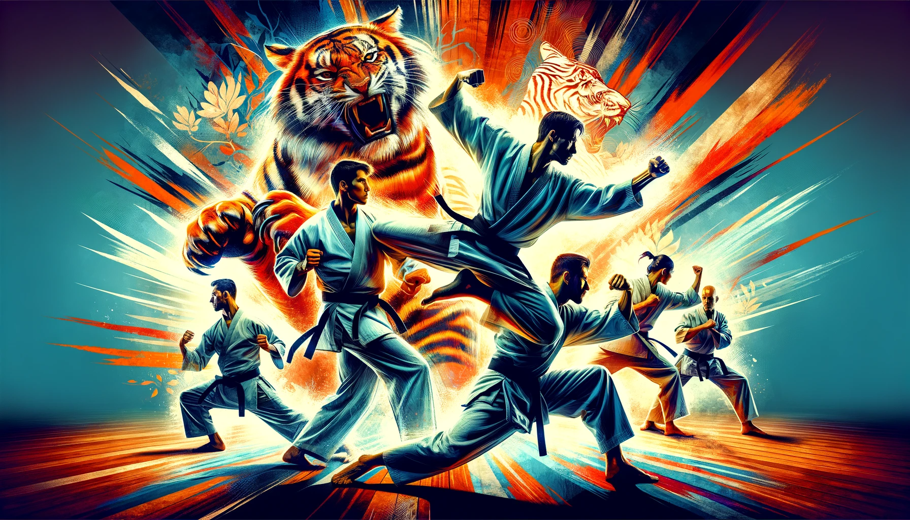 Tiger martial arts image