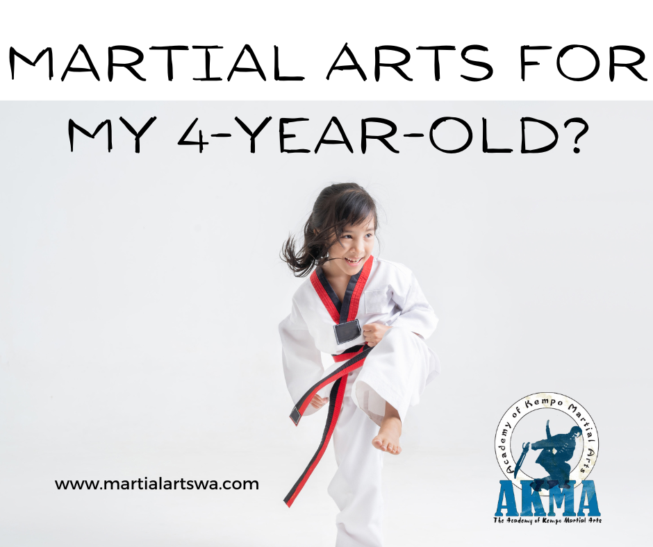 martial arts for my 4 year old