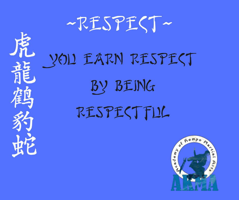 Respect in martial arts