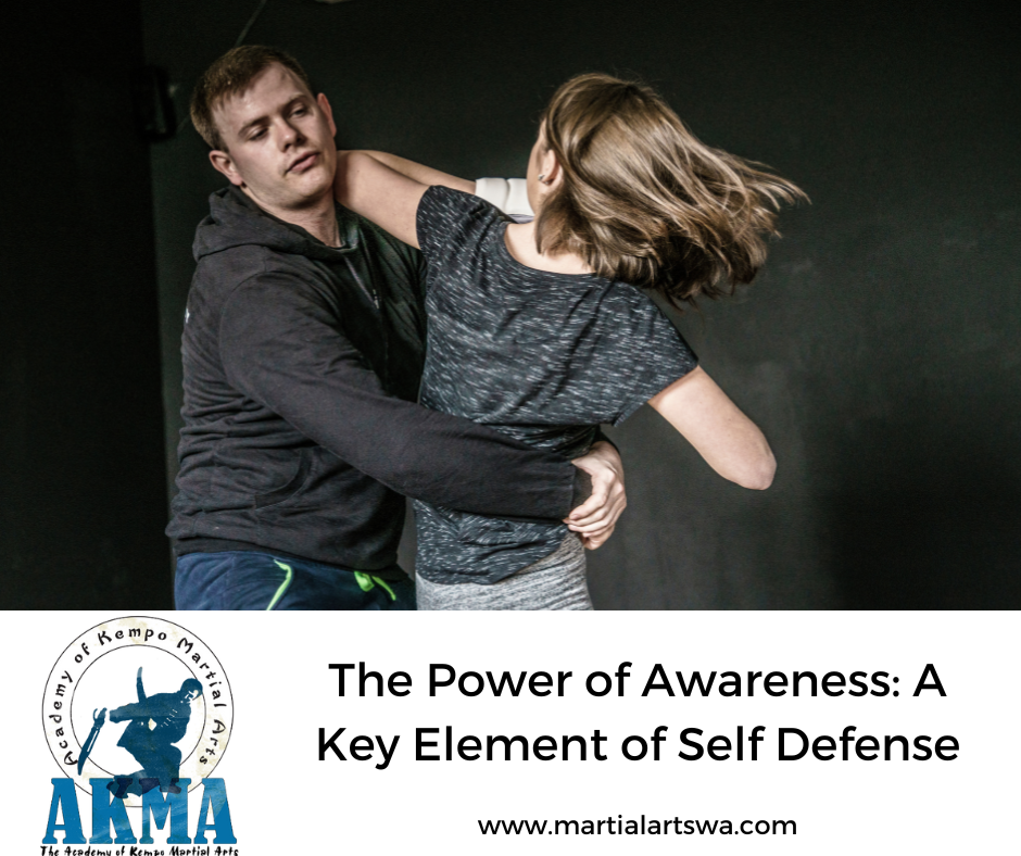The Power of Awareness: A Key Element of Self Defense academy of kempo martial arts school