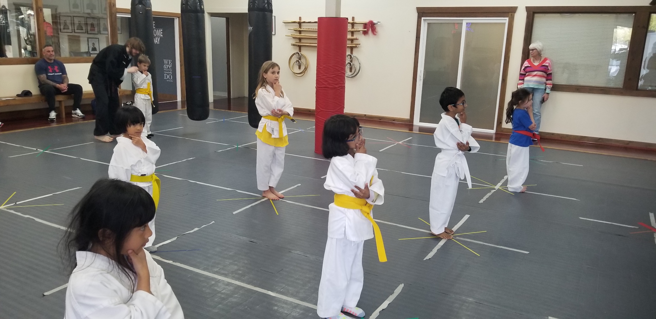 focus and discipline skills being taught at bellevue martial arts kids