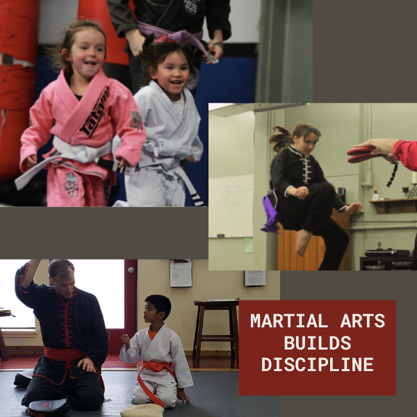 Martial arts builds discipline