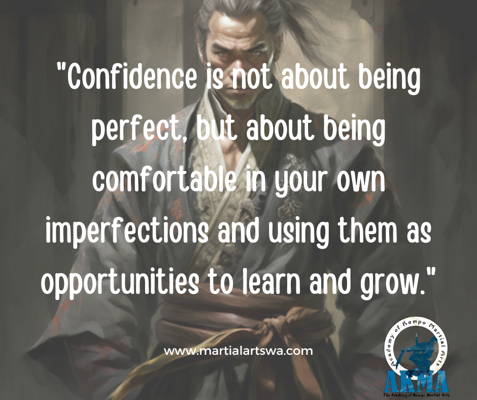 confidence martial arts  academy of kempo qoute on confidence