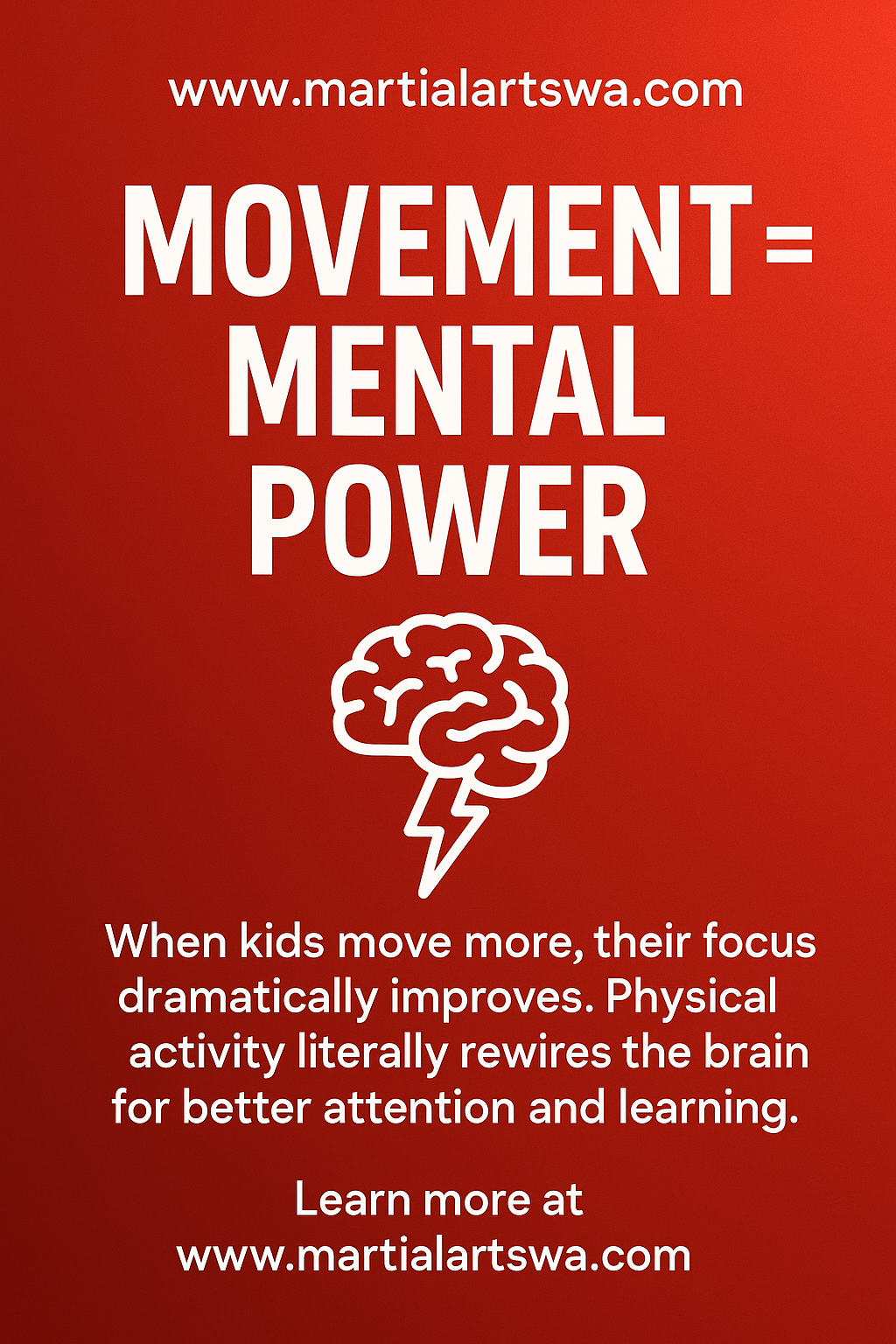 movement is mental power martial arts helps
