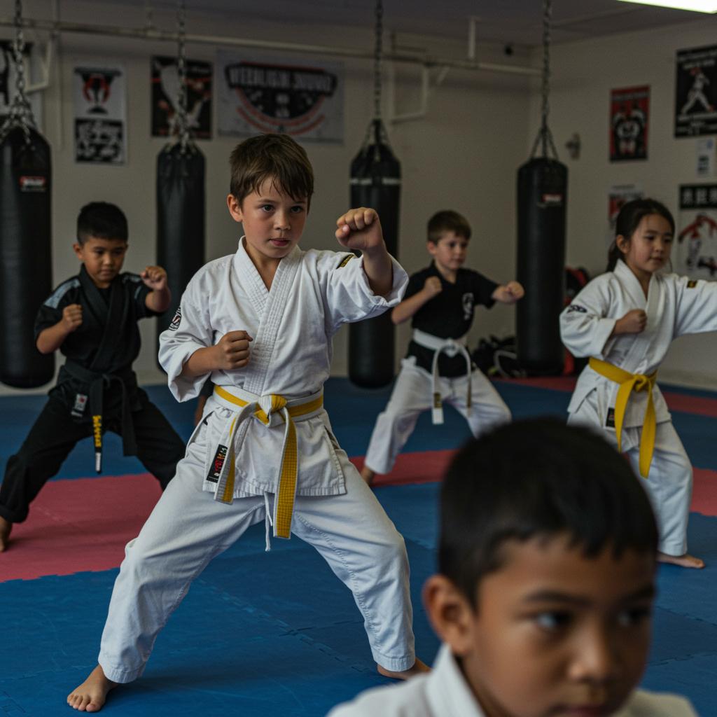 karate kids get confident
